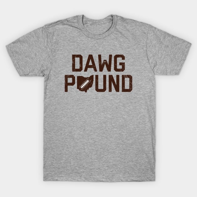 Dawg Pound - Orange T-Shirt by KFig21